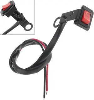 Black Fixed Wiring Harness Lgnition Switch for Motorcycle / Electric Vehicles