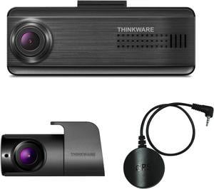 THINKWARE F200 PRO Dash Cam Bundle with Rear Cam, GPS Antenna, 32GB Micro SD Card Included, Built-in WiFi- Renewed