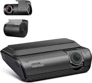 Thinkware Q1000 2 Channel Dual 2K QHD Dash Cam with Radar Module Accessory, 2560X1440 Front and Rear Camera, Wi-Fi, Bluetooth, GPS, Cloud, Enhanced Parking Surveillance and Super Night Vision 3.0