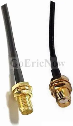 1 pcs RF Coaxial WIFI Antenna Extension Cable SMA/RP SMA Male to SMA/RP SMA Female RF Connector Adapter RG174 20M 65.62''ft