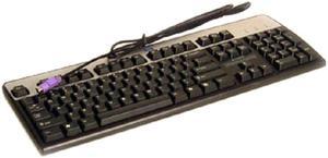 HP PS2 Windows US Blk-Slvr keyboard  355630-001 Silver-Carbonite USA-English