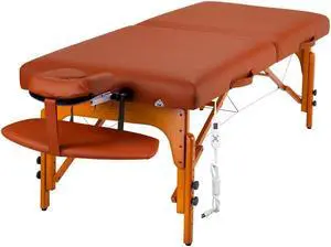 Master Massage 31" Santana Therma Top Memory Foam Portable Massage Table Package, Mountain Red