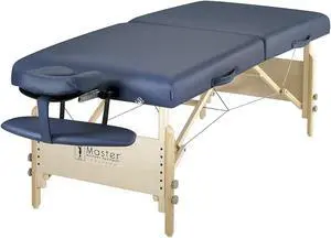 Master Massage 30" Coronado LX  Portable Massage Table Package Royal Blue