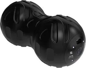 Hi5 Clinton Vibration Peanut Massage Ball for Deep Tissue Massage, Black