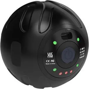 Hi5 Clinton Light Weight Vibration Massage Ball with 5 level speeds for multiple part massage, Black