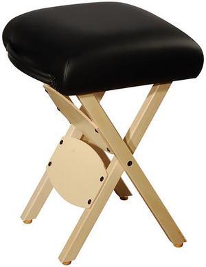 MT Massage Wooden Handy/Folding Massage Stool Black