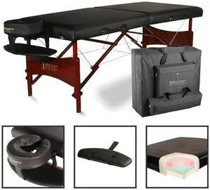 Master Massage Newport 30" Professional Portable Massage Table Package Black