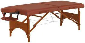 Master Massage 28" Fairlane Pro Portable Massage Table Package in Cinnamon