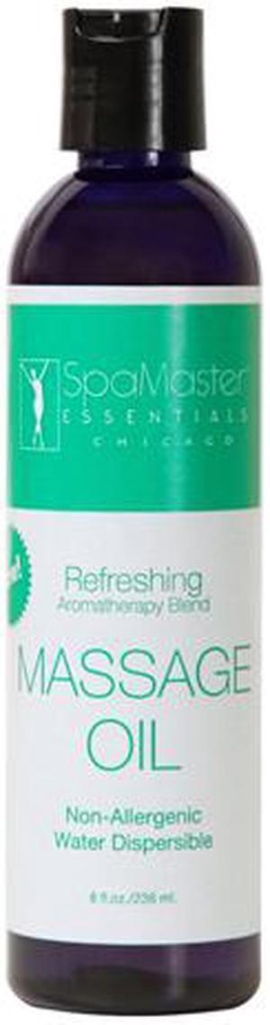 Master Massage Refreshing Blend Aromatherapy Oil Refresh your spirits 8oz Bottles