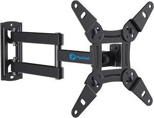Full Motion TV Monitor Wall Mount Swivels Tilts Extension Rotation Bracket Articulating Arms for Most 13-42 Inches LED LCD Flat Curved Screen Monitors & TVs, Max 200x200mm up to 44lbs