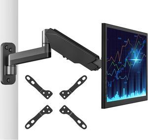 HUANUO Single Monitor Wall Mount-black with Extension Kit for 17 to 32 Inch LCD Computer Screens