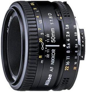 Nikon AF FX NIKKOR 50mm f/1.8D Lens for Nikon DSLR Cameras Nikon AF FX NIKKOR 50mm f/1.8D Lens for Nikon DSLR Cameras