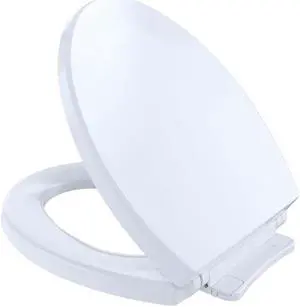 TOTO SS113#01 Toilet Seat With Cover, Polypropylene, Round, Cotton