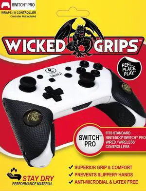 Wicked-Grips™ Nintendo Switch Pro / High Performance Controller Grips - Retail (Controller NOT Included)