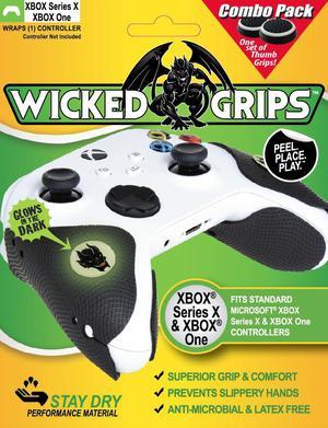 Wicked-Grips™  Xbox Series X/S & One - High Performance Controller Grips - Thumb Grips Combo Retail Pack (Controller NOT Included)