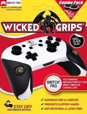 Wicked-Grips Nintendo Switch Pro / High Performance Controller Grips - Retail w/ Thumb Grips Combo  (Controller NOT Included)