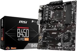 Refurbished MSI PRO B450A PRO MAX AM4 AMD B450 SATA 6Gbs ATX AMD Motherboard