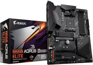GIGABYTE B550 AORUS ELITE AM4 AMD B550 ATX Motherboard with Dual M.2, SATA 6Gb/s, USB 3.2 Gen 2, 2.5 GbE LAN, PCIe 4.0