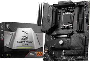 MSI MAG B650 TOMAHAWK WIFI AM5 AMD B650 SATA 6Gb/s DDR5 Ryzen 7000 ATX Motherboard