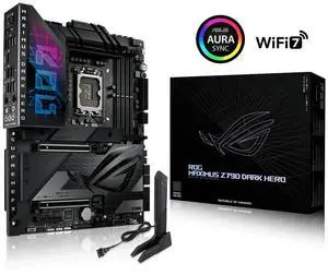 ASUS ROG Maximus Z790 Dark Hero (WiFi 7) LGA 1700(14th,13th,12th Gen) DDR5 ATX gaming motherboard(PCIe 5.0x16 with Q release, five M.2 slots,20+1+2 power stages,2x Thunderbolt 4 ports ASUS ROG Maximus Z790 Dark Hero (WiFi 7) LGA 1700(14th,13th,12th Gen) DDR5 ATX gaming motherboard(PCIe 5.0x16 with Q release, five M.2 slots,20+1+2 power stages,2x Thunderbolt 4 ports