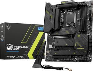 MSI MAG Z790 TOMAHAWK MAX WIFI LGA 1700(14th,13th,12th Gen) DDR5 ATX 8x SATA 6G  4x M.2  Wi-Fi 7  Bluetooth 2.5Gbps LAN Motherboard