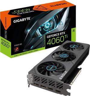 GIGABYTE GeForce RTX 4060 Ti EAGLE 8G Graphics Card, 3x WINDFORCE Fans, 8GB 128-bit GDDR6, GV-N406TEAGLE-8GD Video Card