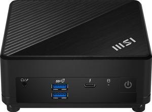 MSI Desktop Computer Cubi 5 12M-027US Intel Core i7 12th Gen 1255U (1.70GHz) 16GB DDR4 512 GB PCIe SSD Intel Iris Xe Graphics Windows 11 Pro 64-bit