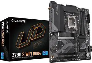 GIGABYTE Z790 S WIFI DDR4 LGA 1700 Intel Z790 ATX Motherboard with DDR4, Triple M.2, PCIe 4.0, USB 3.2 Gen2 Type-C, 2.5GbE LAN, PCIe EZ-Latch, Multi-Key