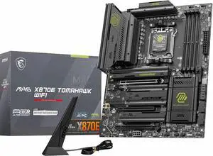 MSI MAG MAG X870E TOMAHAWK WIFI AM5 AMD X870E SATA 6Gb/s M.2 DDR5 Wi-Fi 7 5G LAN ATX Motherboards