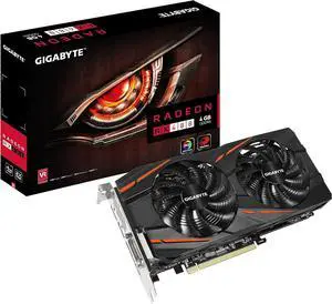 GIGABYTE Radeon RX 480 4GB GDDR5 PCI Express 3.0 x16 ATX Graphics Card GV-RX480WF2-4GD