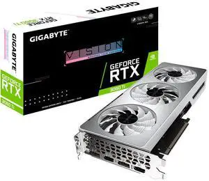 GIGABYTE Vision GeForce RTX 3060 Ti 8GB GDDR6 PCI Express 4.0 ATX Video Card GV-N306TVISION-8GD