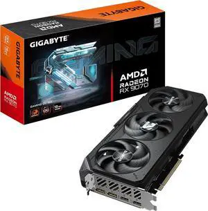 GIGABYTE Gaming Radeon RX 9070 16GB GDDR6 PCI Express 5.0 x16 Graphics Card GV-R9070GAMING OC-16GD