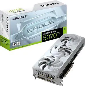 GIGABYTE Eagle GeForce RTX 5070 Ti 16GB GDDR7 PCI Express 5.0 ATX Graphics Card GV-N507TEAGLEOC ICE-16GD