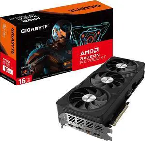 GIGABYTE Radeon RX 7800 XT GAMING OC 16G Graphics Card, 3x WINDFORCE Fans 16GB 256-bit GDDR6, GV-R78XTGAMING OC-16GD Video Card