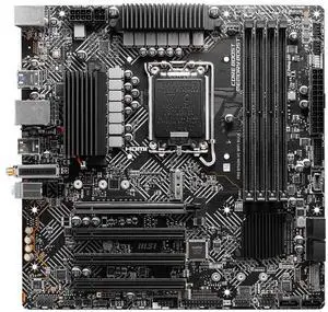 MSI B760M-VC WIFI BULK Gaming Desktop Motherboard - Intel B760 Chipset - Socket LGA-1700 - Micro ATX - 4x Memory Slots - Gigabit Ethernet - 2.5Gigabit Ethernet - IEEE 802.11 a/b/g/n/ac/ax - 6x SATA