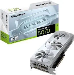 GIGABYTE Eagle GeForce RTX 5070 12GB GDDR7 PCI Express 5.0 ATX Graphics Card GV-N5070EAGLEOC ICE-12GD