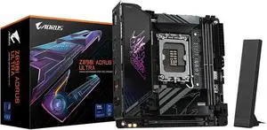 GIGABYTE Z890I AORUS ULTRA Ultra Core (Series 2) LGA 1851, Mini-ITX, DDR5, 2x M.2, PCIe 5.0, Thunderbolt 4, WIFI7, 2.5GbE LAN, EZ-Latch GIGABYTE Z890I AORUS ULTRA Ultra Core (Series 2) LGA 1851, Mini-ITX, DDR5, 2x M.2, PCIe 5.0, Thunderbolt 4, WIFI7, 2.5GbE LAN, EZ-Latch