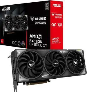 ASUS TUF Gaming Radeon RX 9060 XT 16GB GDDR6 PCI Express 5.0 x16 ATX Graphics Card TUF-RX9060XT-O16G-GAMING RX 9060XT 16GB ASUS TUF Gaming Radeon RX 9060 XT 16GB GDDR6 PCI Express 5.0 x16 ATX Graphics Card TUF-RX9060XT-O16G-GAMING RX 9060XT 16GB