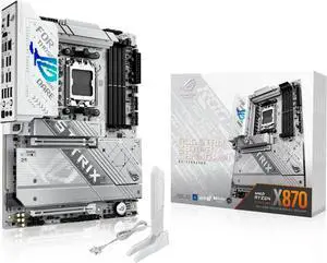 ASUS ROG STRIX X870-A GAMING WIFI AMD AM5 X870 ATX motherboard 16+2+2 power stages, Dynamic OC Switcher, Core Flex, DDR5 AEMP, WiFi 7, 4x M.2, PCIe 5.0, Q-Release Slim, USB4, AI OCing & Networking ASUS ROG STRIX X870-A GAMING WIFI AMD AM5 X870 ATX motherboard 16+2+2 power stages, Dynamic OC Switcher, Core Flex, DDR5 AEMP, WiFi 7, 4x M.2, PCIe 5.0, Q-Release Slim, USB4, AI OCing & Networking
