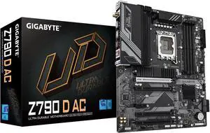GIGABYTE Z790 D AC LGA 1700 Intel Z790 ATX Motherboard with DDR5, Triple M.2, PCIe 5.0, USB 3.2 Gen2X2 Type-C, 2.5GbE LAN, PCIe EZ-Latch, Multi-Key GIGABYTE Z790 D AC LGA 1700 Intel Z790 ATX Motherboard with DDR5, Triple M.2, PCIe 5.0, USB 3.2 Gen2X2 Type-C, 2.5GbE LAN, PCIe EZ-Latch, Multi-Key