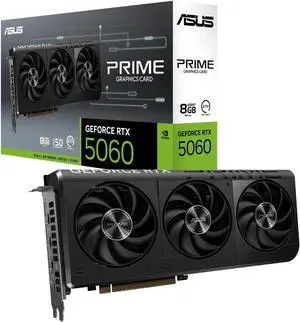 ASUS GeForce RTX 5060 8GB GDDR7 PCI Express 5.0 x8 Graphics Card PRIME-RTX5060-8G ASUS GeForce RTX 5060 8GB GDDR7 PCI Express 5.0 x8 Graphics Card PRIME-RTX5060-8G