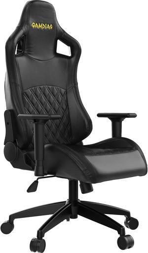Gamdias APHRODITE EF1 Gaming Chair, PC Computer Racing Seat, High-Back, Height Adjustable, and Adjustable Arm Rest (BLACK)
