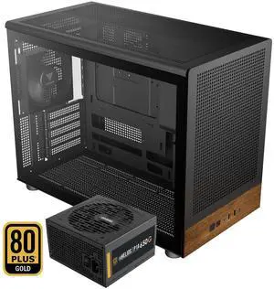 Gamdias ATHENA M4M WOOD, with ATX 3.1 650W 80+ GOLD PSU 5yr warranty, mini ITX, mATX, micro mesh small form factor PC case, 3 PWM fans (Airflow up to 57.56 CFM), fits: 395mm GPU and 360mm radiators. Gamdias ATHENA M4M WOOD, with ATX 3.1 650W 80+ GOLD PSU 5yr warranty, mini ITX, mATX, micro mesh small form factor PC case, 3 PWM fans (Airflow up to 57.56 CFM), fits: 395mm GPU and 360mm radiators.