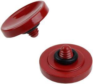 Foto&Tech 2PC Dark Red Soft Shutter Release Button Compatible with Fujifilm X-T20 X-T10 X-T3 X-T2 X-PRO2 X-PRO1 X100F X100T X100S X30 X-E2S X-E3 X-E2/Sony RX1R II RX10 IV III II/Lecia M9 M8/Nikon Df