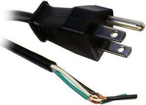 CableWholesale 6-Feet NEMA 5-15P to Standard Roj, Power Cord, 18/3 SVT, 10A/125V, Black (10W1-10106)