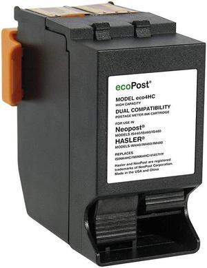 ecoPost ECO4HC NeoPost Compatible Red Ink Cartridge Replacement for Hasler Postage Meter ISINK4HC/IMINK4HC/4145711Y (Red)