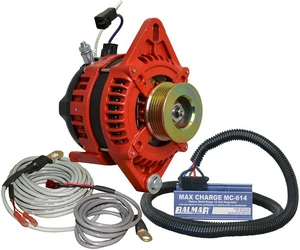 Balmar Alternator 1-2" Single Foot K6 Serpentine Pulley Regulator & Temp Sensor - 170A Kit - 12V Balmar Alternator 1-2" Single Foot K6 Serpentine Pulley Regulator & Temp Sensor - 170A Kit - 12V