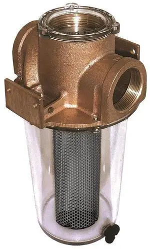 Groco Arg-1000 Series 1" Raw Water Strainer W/Monel Basket