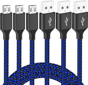 Charger Cable for Xbox One Controller,PS4 Controller Charging Cord,Braided Micro USB Android Data Sync Cord for Xbox One S/X,Playstation 4,PS4 Slim/Pro,Dualshock 4,Samsung Galaxy S7 Edge/S6,Kindle,6FT