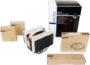Noctua NH-D15 CPU Cooler with NA-HC3 chromax.Black.swap Heatsink Covers